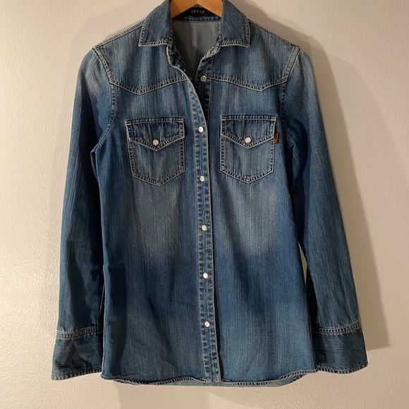 Gucci Snap front denim shirt - Picture 1 of 5